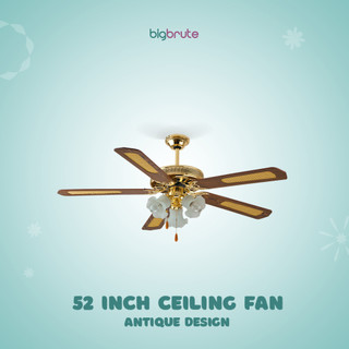 Big Brute 52" Ceiling Fan Antique Design BB-CCF52A