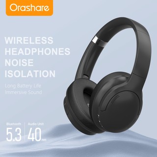 Orashare HS01 Wireless Headphones ANC Noise Canceling Foldable Bluetooth Headset With Built-in Mic