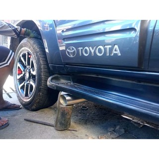 1KD/2KD DOWN PIPE WITH FRONT PIPE TO MIDDLE BODY SIDE EXIT 3.0 FORTUNER (align sa naka stepboard)