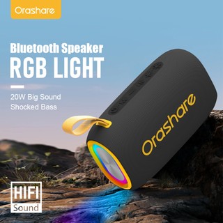 Orashare BS08 Plus Wireless Bluetooth Speaker 20W Super Sound TWS Big Speaker Super Bass With RGB