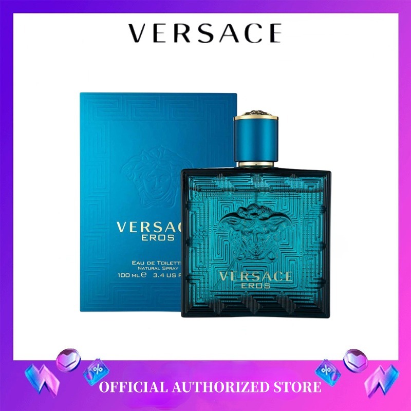 【100% Genuine】 Versace Eros EDT For Men Perfume 100ml