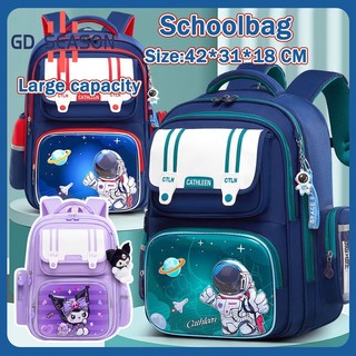 2026 New Cartoon School Bag Large Capacity Student School Bag Kids Shoulder Waterproof Backpack