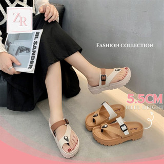 Z&R Store Glitzy Toe Strap Fancy Thick-Sole Trendy Slippers For Women (+1 SIZE BIGGER)