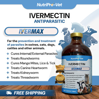 NutriPro Vet | Ivermax antiparasitic 100ml | Pampurga | Supplement