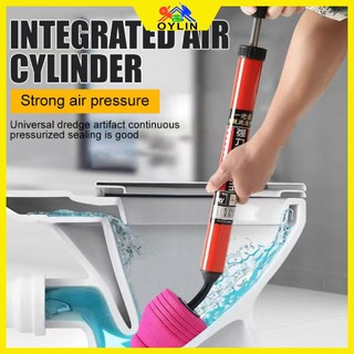1s DREDGING Toilet Cleaner Drain Declogger Air Plunger High Pressure Toilet Plunger Kitchen sewer