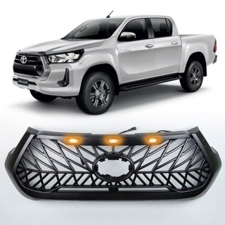 TOYOTA HILUX REVO 2021 - 2022 LEXUS TYPE FRONT GRILL WITH LED LIGHT (2021 2022)