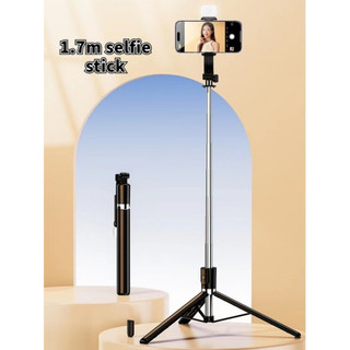 1.7Meter Bluetooth Selfie Stick tripod monopod stand Phone holder for Outdoor travel