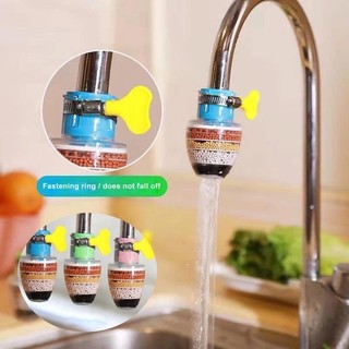 6-layer filtration Faucet Rotating Drainer Faucet Filter Shower Kitchen Splash Proof Water Purifier