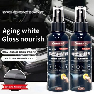 Car Plastic Restorer Back To Black Gloss Cleaning Auto Polish Repair Coating Renova 120ml