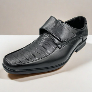 High quality leather shoes Black school shoes for boy and men's