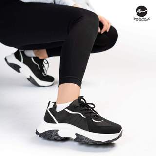 Boardwalk Jintee Ladies Black Casual Sneakers