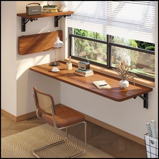 Foldable Table Wall-mounted Table Dining Table Computer Desk Kitchen Folding Table Space Saver Table