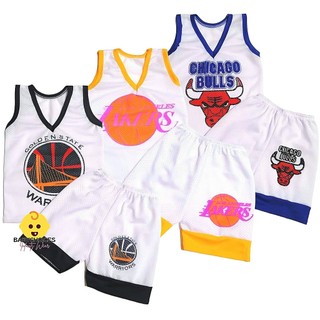 6pc/3pair White Terno Aircool Sando & Short For Baby Boy Presko 0-9months