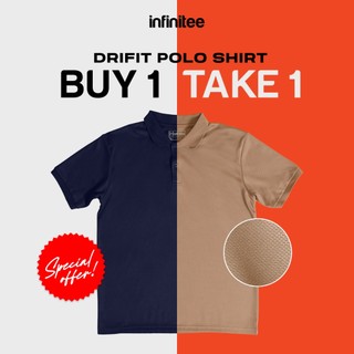 Infinitee Buy 1 Take 1 Dri Fit Polo Shirt For Men Women Quick Dry Basic Activewear Polo Shirt