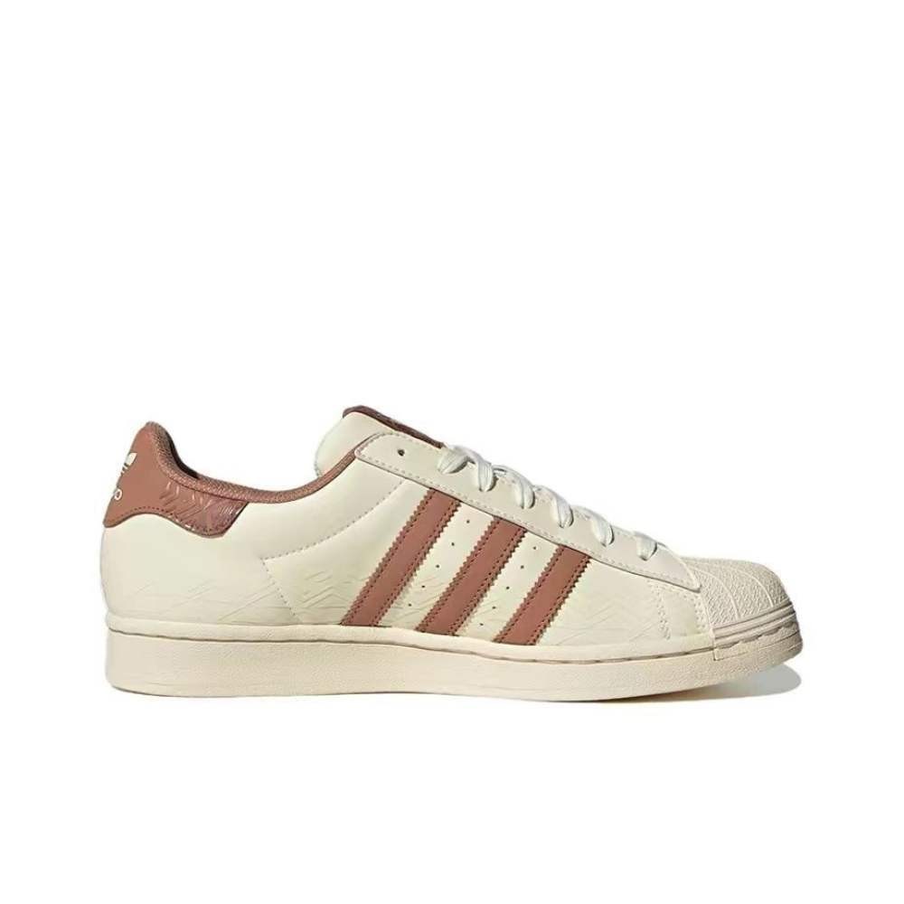 【AUTHENTIC】adidas Samba Cream-Brown IF0504 Low-top Board Shoes For Men Unisex Sneakers