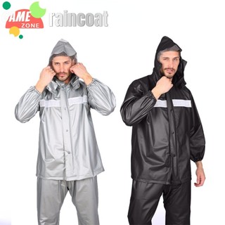 2704 912#Titanium Raincoat Rubberized Makapal Kapote Popular Waterproof Raincoat with Pants