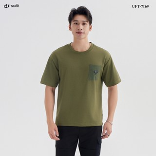 UNIFIT Oversized Cotton Round Neck Tee for Men and Women - Loose-Fitting Casual Wear UFT-716