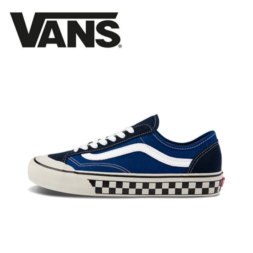【100%Original】Vans Style 36 Sf Women&Men Sneakers Low Top Blue VN0A5HFF2Z0