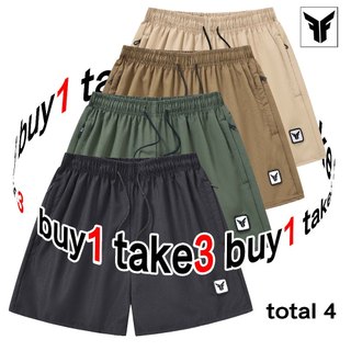Buy 1 Take 3 (total 4) Talsan Plain shorts with zipper for men unisex  summer shorts sweater