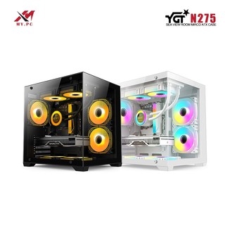 YGT N275 Sea View Room Chassis Micro ATX/ITX Gaming Pc Case With Tempered Glass Desktop Case