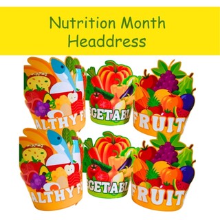 Nutrition Month Headdress Costume / Hair Accessories for Nutrition Month