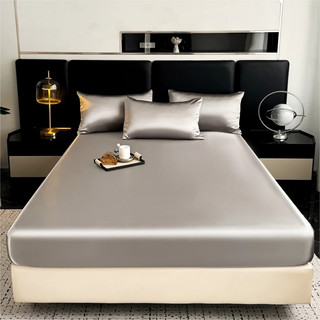 3 in 1 Silk Bedsheets Cooling Silk Bed Sheet Garterize Bedsheet (2pc Pillow Case\1pc Bed Sheet)