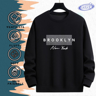 A.One Korean Trendy printing Sweatshirts for Men high quality Crew Neck Pullover For Women Casual