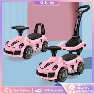 Baby Kids Ride on Toy Car Push Stroller Kids Car with Music and light Outdoor Multifunctional