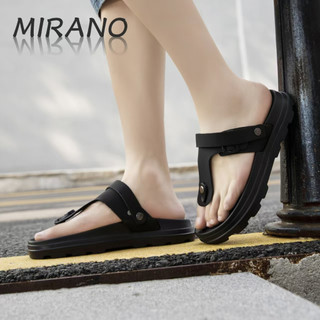 Mirano Men's Summer Fashion Flip Flops Adjustable Boys Outdoor Casual Rubber Thick Bottom Sandals