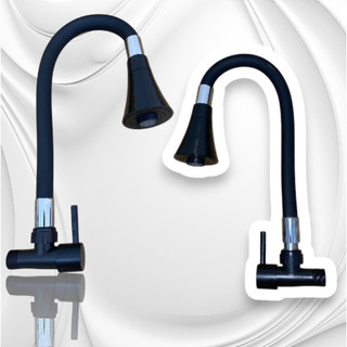 Kitchen Sink Faucet Stainless Steel Flexible Neck Hot and Cold Water Mixer Kitchen /Bathroom Sink Fa