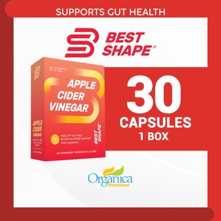 Bestshape Apple Cider Vinegar (1 Box) For Better Digestion and Losing Weight [FDA Approved]