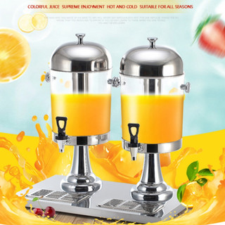 8L 16L 24L Stainless Steel Juice Dispenser Juice Dispenser  With Ice Chamber Kitchenware