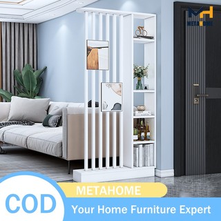 MH. Multi-layer storage rack for entrance Living room partition rack Screen rack Bookshelf