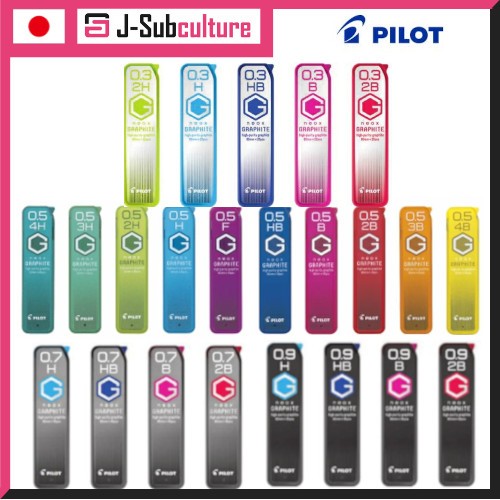 Pilot Mechanical Pencil Lead Neox Graphite 0.3/0.5/0.7/0.9mm HRF3G/HRF5G/HRF7G/HRF9G [Direct from Ja