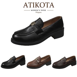 ATIKOTA Women Loafers Retro Style Elegant Casual Shoe For Footwear