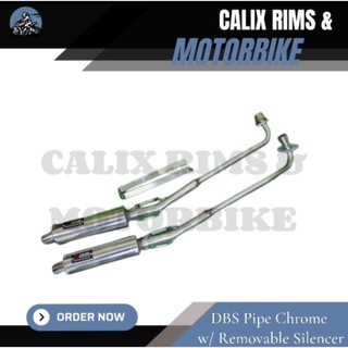 DBS Pipe Chrome w/ Removable Silencer XRM110/XRM125!