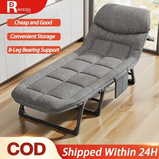 【Carry 300kg】Folding Bed with Mattress Heavy Duty Single Foldable Bed Chair for Indoor Home Office