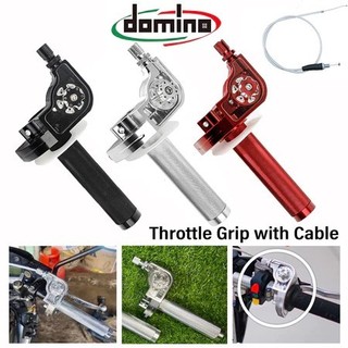 MOTOPARTS SHOP Acerbs 7/8'' 22mm Quick Action CNC Throttle Grip Motorcycle handlebear Set with Cable
