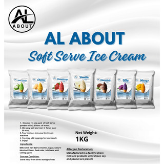 AL ABOUT Soft Serve Ice Cream Powder 1kg
