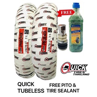 [ORIGINAL] QUICK TIRE PHOENIX TUBELESS FREE PITO WET & DRY