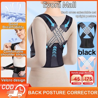 Evora Back Posture Corrector For Men And Women Brace Support Belt Humpback Spinal Correction Strap