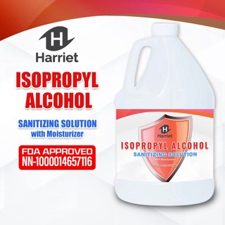 Harriet Isopropyl Alcohol Sanitizing Solution with Moisturizer 1 Gallon, 1 Liter, half Gallon ONLY