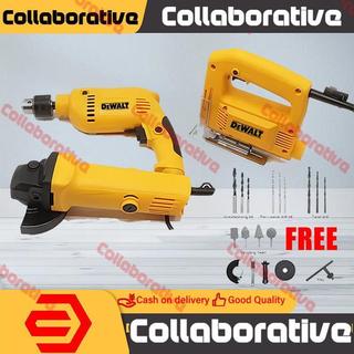 NEW 3-in-1 2-in-1 Power Tool Set: Angle Grinder, Impact Drill & JigSaw with Hardcase