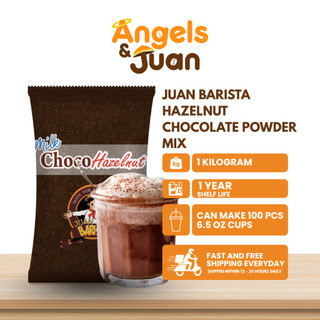 Juan Barista Hazelnut Milk Chocolate Powder Mix for Coffee Vending Machine 1 Kilogram