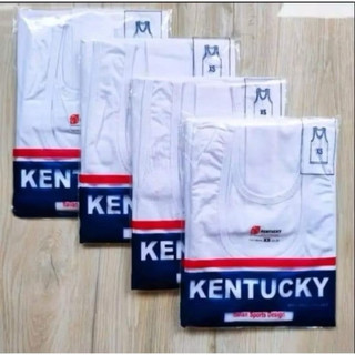 6pcs sando Kentucky white for kids & adult