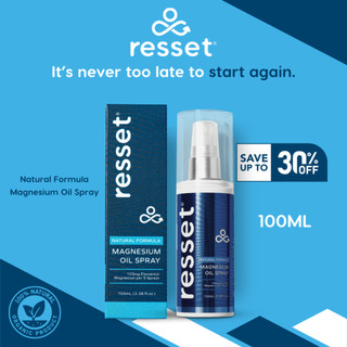 AUTHENTIC RESSET MAGNEZIUM Naturally Pure Magnesium Therapy Oil Spray Original Formulation