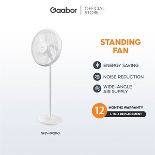 Gaabor Stand Fan Electric Desk Fan Adjustable Height White ×1 PCS White ×2 PCS Blue ×1 PCS