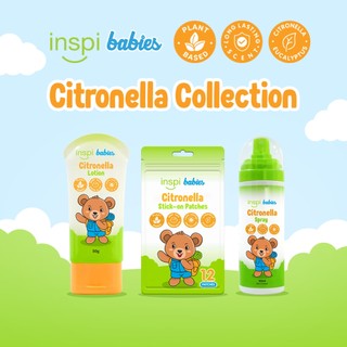 Inspi Babies Citronella Patches, Lotion, and Spray Collection (formerly known as Buzz Shield)