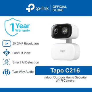 TP-Link Official Store | Tapo C216 | Indoor/Outdoor CCTV Camera | Wi-Fi | Mic & Speaker | Pet Camera