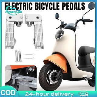 1Pair Electric Bicycle Pedal Anti-Slip Aluminum Alloy Step on Foot Rear Footrest